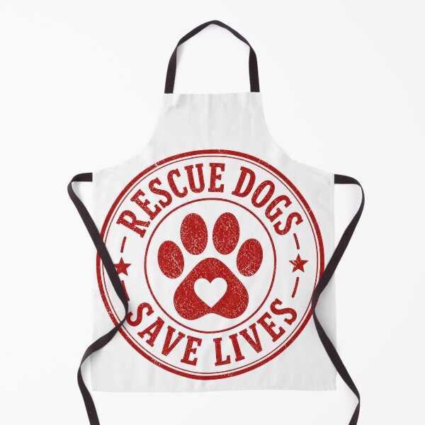 Item preview, Rescue Dogs Save Lives – Vintage Rescue Dog Lover Design designed and sold by DailyTrendFinds.