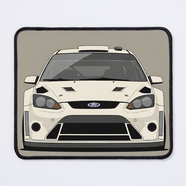 Item preview, Ford Focus Rally Car Vintage Postage Stamp Art designed and sold by Motorline44.