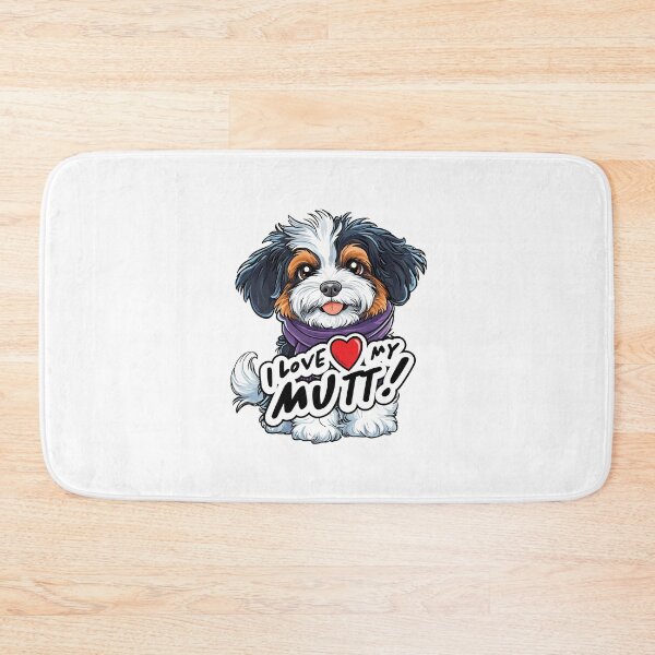 Item preview, I Love my Mutt! designed and sold by SquishyKitkat.