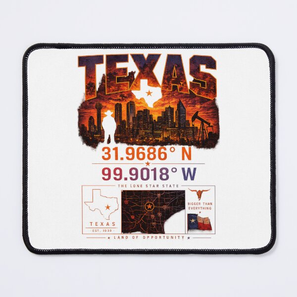 Item preview, Texas Lone Star Retro Skyline designed and sold by MKDSN.