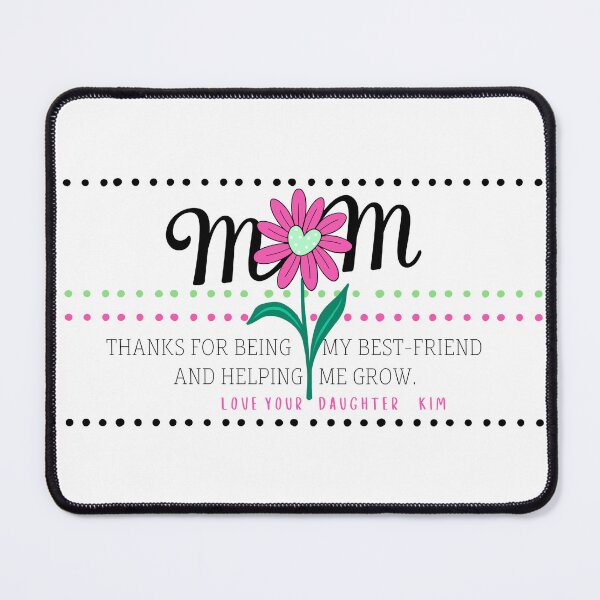 Item preview, Custom Mother’s Day Design – Add Any Name – Pink Flower Art designed and sold by CashOutLater Co..