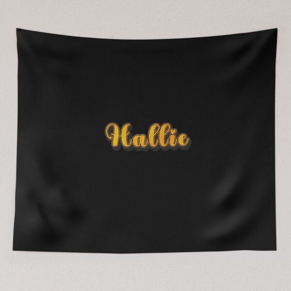 Item preview, Hallie Personalized Name - Cool & Cute Custom Gift for Women and Girls designed and sold by Oussinc.