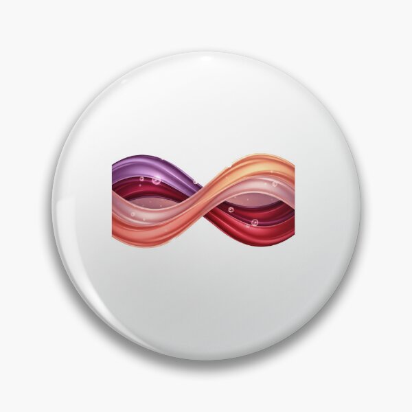 Item preview, Abstract Infinity Ribbon Gradient Bubbles designed and sold by AbanoubStore.