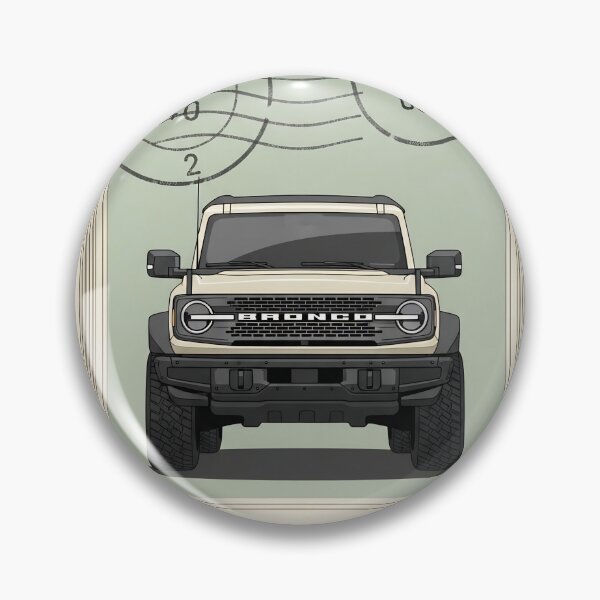 Item preview, Ford Bronco Mint Green Luxury Vintage Postage Stamp Art designed and sold by Motorline44.