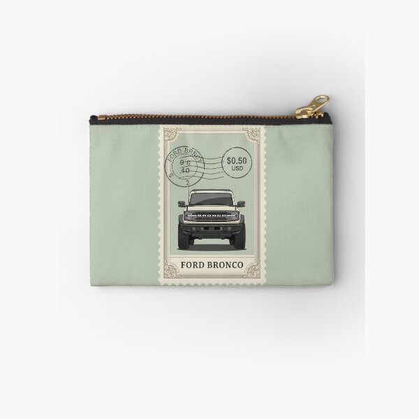 Item preview, Ford Bronco Mint Green Luxury Vintage Postage Stamp Art designed and sold by Motorline44.