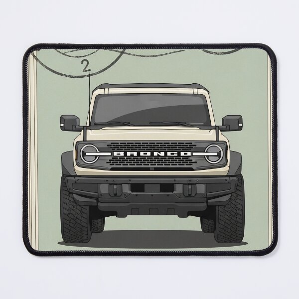 Item preview, Ford Bronco Mint Green Luxury Vintage Postage Stamp Art designed and sold by Motorline44.