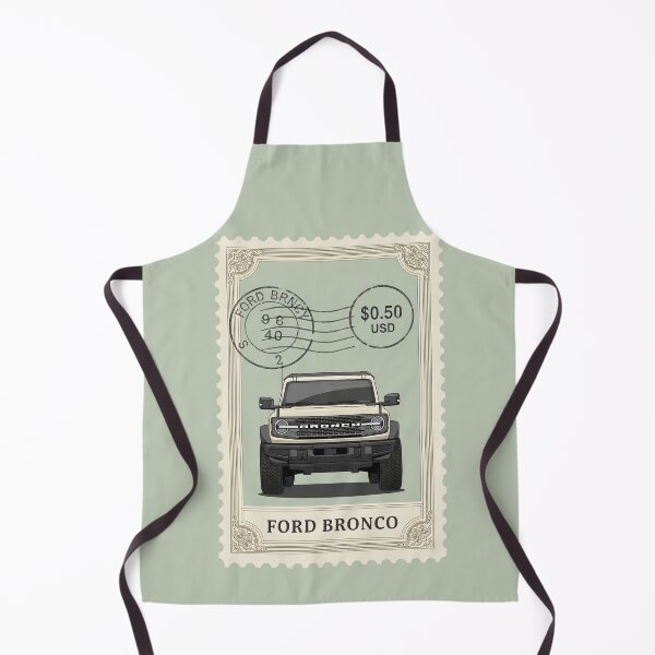 Item preview, Ford Bronco Mint Green Luxury Vintage Postage Stamp Art designed and sold by Motorline44.