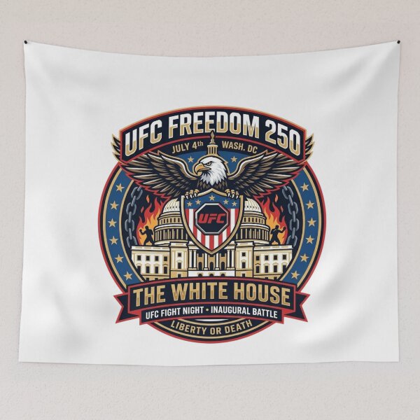 Item preview, UFC Freedom 250: July 4th White House Inaugural Battle - Liberty designed and sold by FarDesign.
