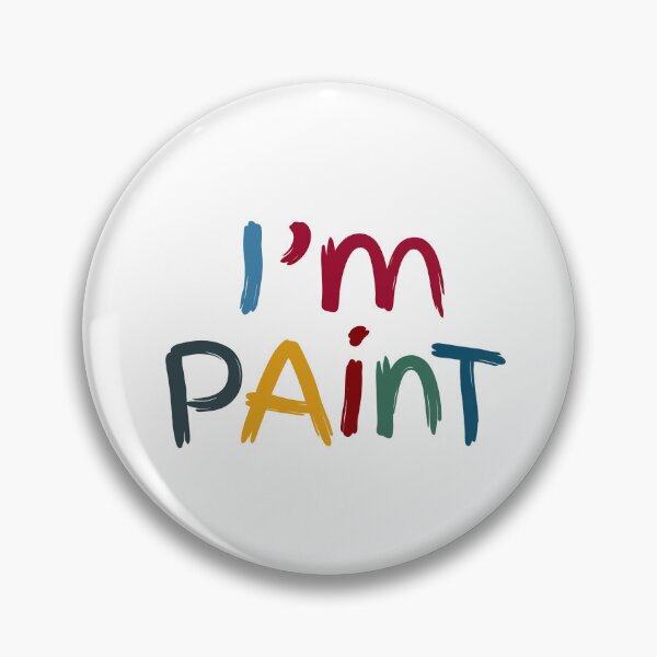 Item preview, I'm Paint - Colorful Handwritten with Playful Brush designed and sold by ModdiesColors.