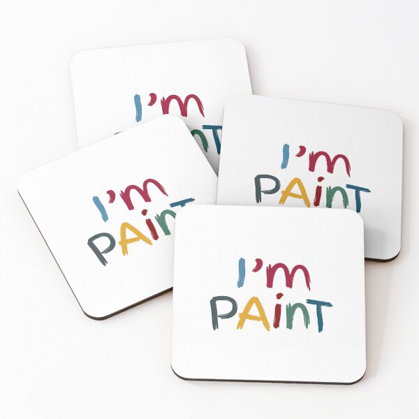 Item preview, I'm Paint - Colorful Handwritten with Playful Brush designed and sold by ModdiesColors.