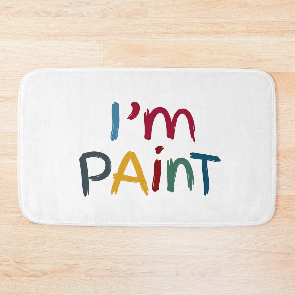Item preview, I'm Paint - Colorful Handwritten with Playful Brush designed and sold by ModdiesColors.