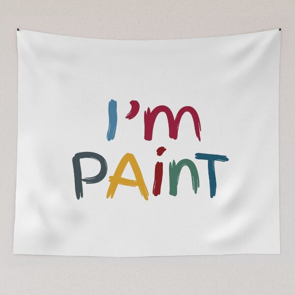 Item preview, I'm Paint - Colorful Handwritten with Playful Brush designed and sold by ModdiesColors.