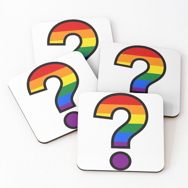 Item preview, Rainbow Pride Question Mark LGBTQ+ Symbol designed and sold by Owcomm.