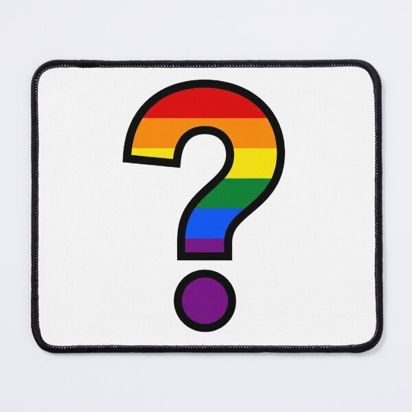 Item preview, Rainbow Pride Question Mark LGBTQ+ Symbol designed and sold by Owcomm.