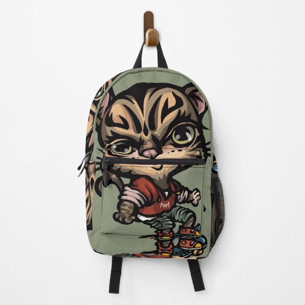 Item preview, SKATER TABBY: Radical Cat in Red Hoodie / 滑板酷貍:紅帽 T 街頭風貍花貓 / スケーター・タビー:赤いパーカーを着たファンキーなサバトラ猫 designed and sold by MeowdelStudio.