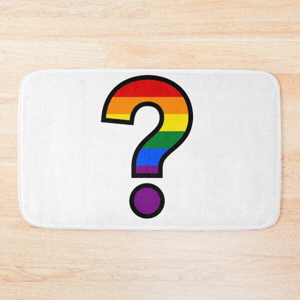 Artikelvorschau, Regenbogen-Pride-Fragezeichen LGBTQ+-Symbol entworfen und verkauft von Owcomm.