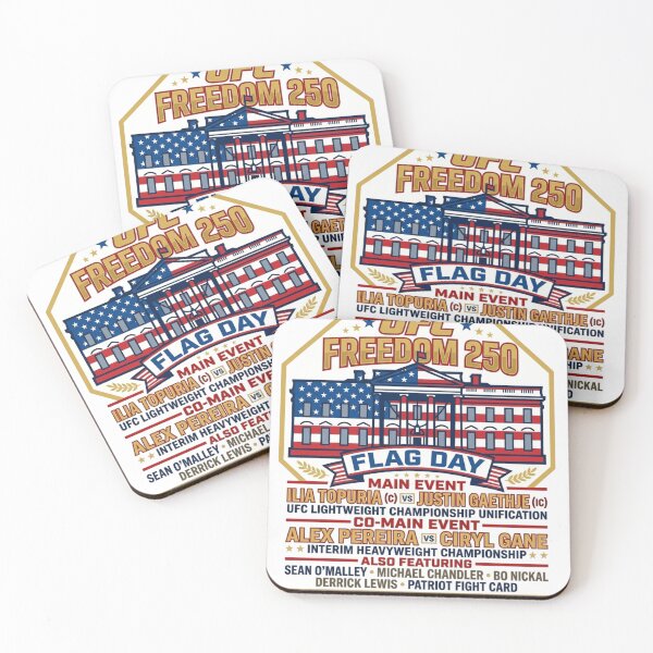 Item preview, UFC Freedom 250: Flag Day Fight Card - White House South Lawn 2026 designed and sold by FarDesign.