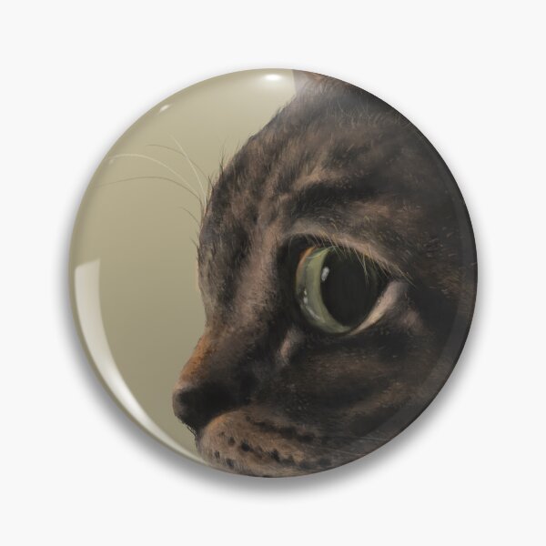 Item preview, The Master of Side-Eye: Judgmental Tabby Cat Portrait / 側臉凝視之王：高冷貍花貓的審視 / 鋭い眼差し：ジト目のサバトラ猫 designed and sold by MeowdelStudio.