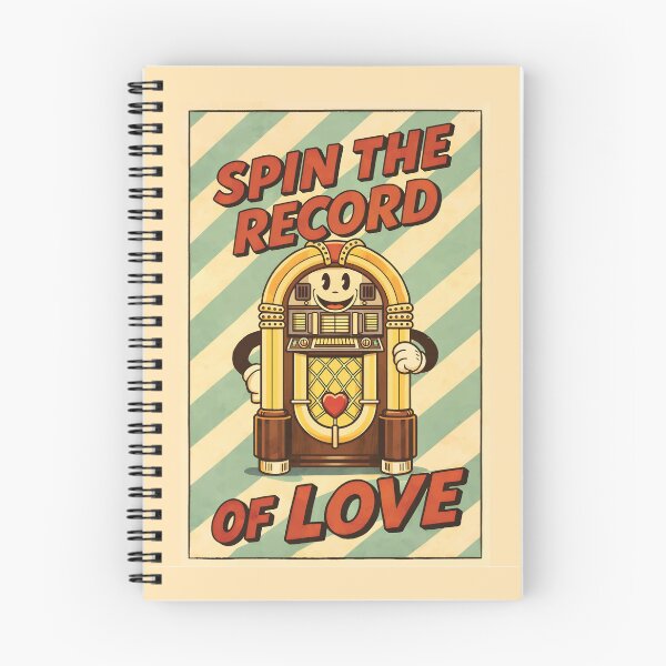 Item preview, Spin the Record of Love Happy Jukebox designed and sold by RamyGallery.