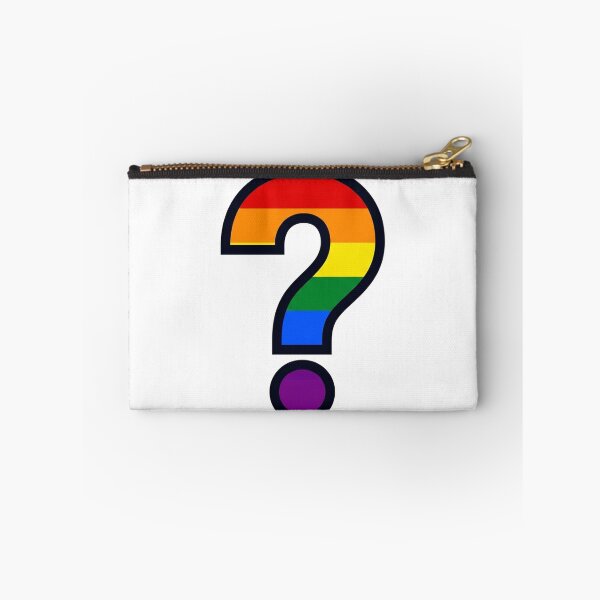 Item preview, Rainbow Pride Question Mark LGBTQ+ Identity Symbol designed and sold by Owcomm.