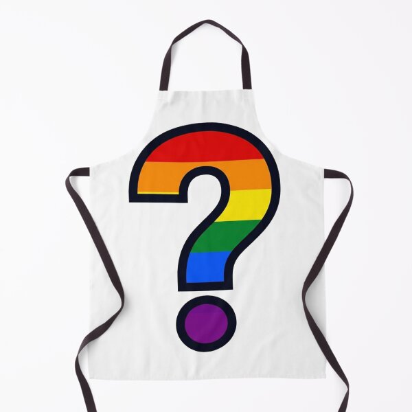 Item preview, Rainbow Pride Question Mark LGBTQ+ Identity Symbol designed and sold by Owcomm.