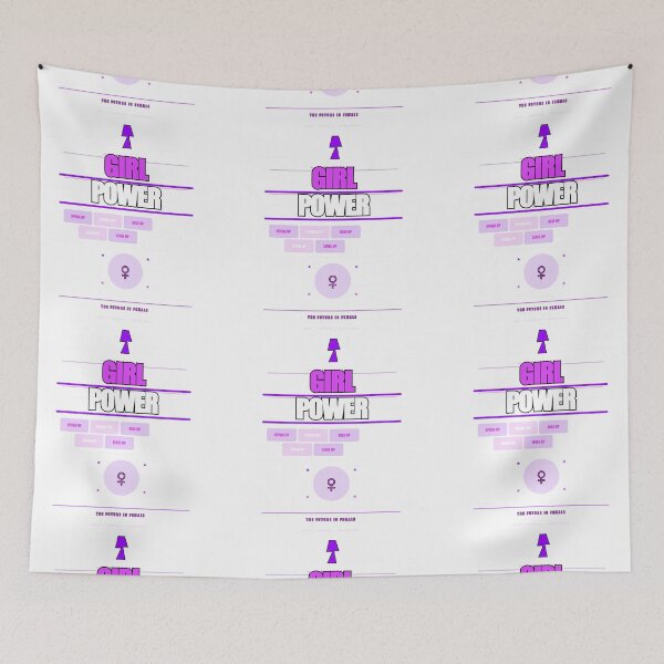 Item preview, Girl Power The Future Is Female Feminist Bold Purple Gift designed and sold by Mega-Shopping.
