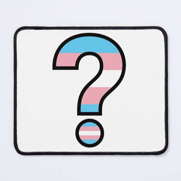 Item preview, Transgender Pride Flag Question Mark Symbol LGBTQ+ Identity Art designed and sold by Owcomm.