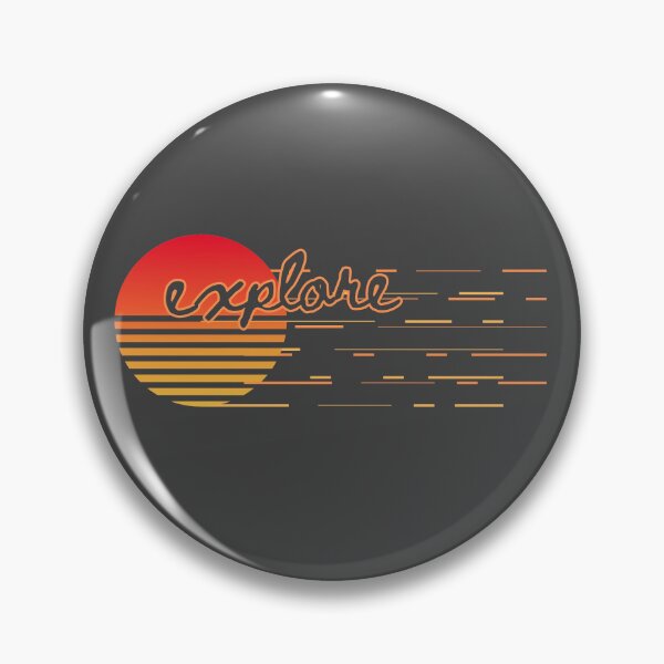Item preview, Explore Retro Sunset 80s Vintage Adventure Travel Outdoor Nature Wanderlust  designed and sold by alizye.