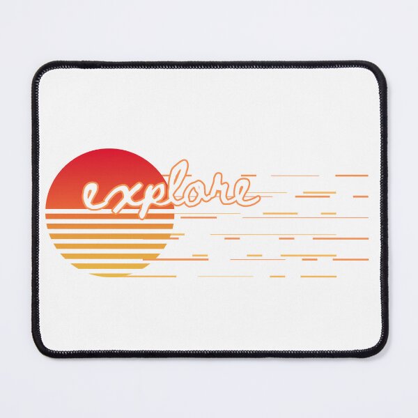 Item preview, Explore Retro Sunset 80s Vintage Adventure Travel Outdoor Nature Wanderlust  designed and sold by alizye.