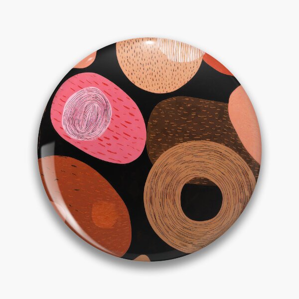 Item preview, Boho Earthtones, Terracotta Colors, And Pink Abstract Shapes designed and sold by DEC02.