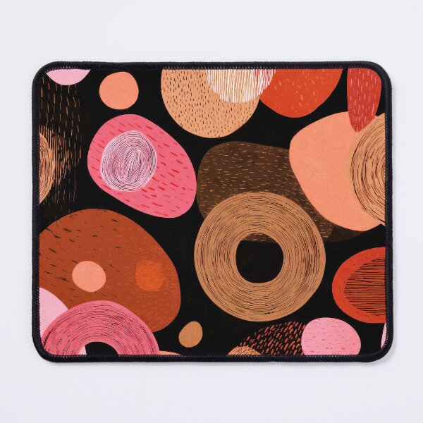 Item preview, Boho Earthtones, Terracotta Colors, And Pink Abstract Shapes designed and sold by DEC02.