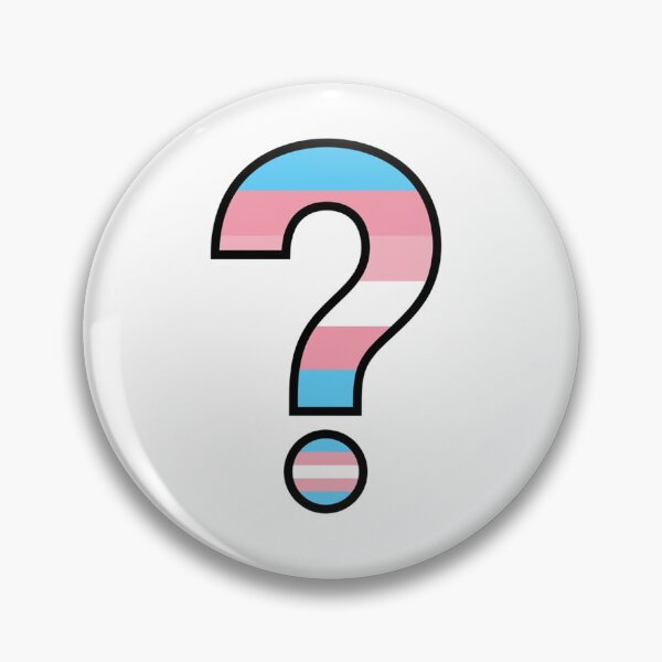Item preview, Trans Pride Question Mark Transgender Flag Colors designed and sold by Owcomm.