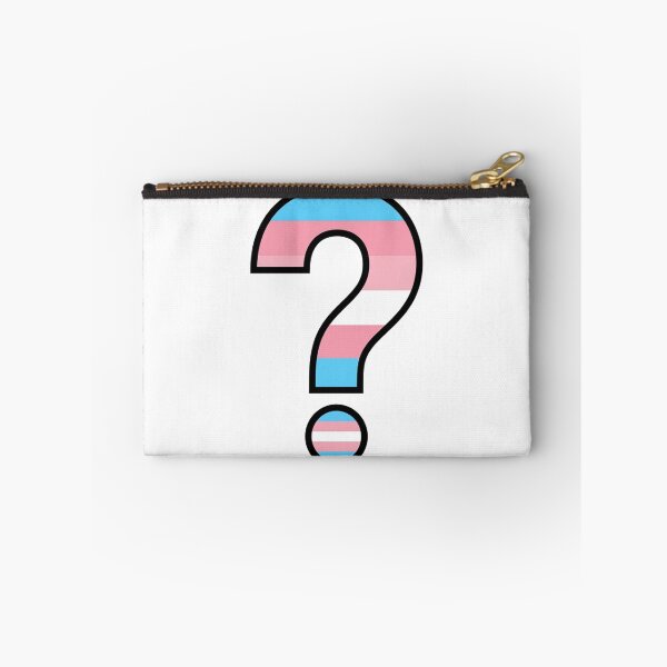 Item preview, Trans Pride Question Mark Transgender Flag Colors designed and sold by Owcomm.