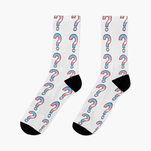 Item preview, Trans Pride Question Mark Transgender Flag Colors designed and sold by Owcomm.