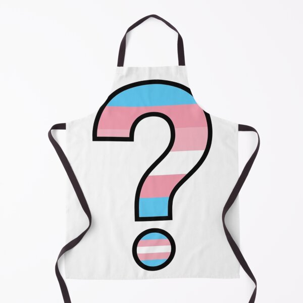 Item preview, Trans Pride Question Mark Transgender Flag Colors designed and sold by Owcomm.