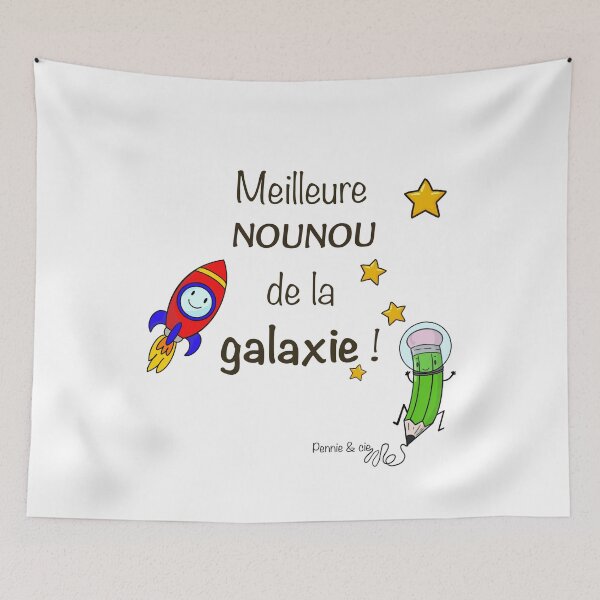 Item preview, Best nanny in the galaxy – gift idea for an exceptional nanny designed and sold by Pennie & cie.