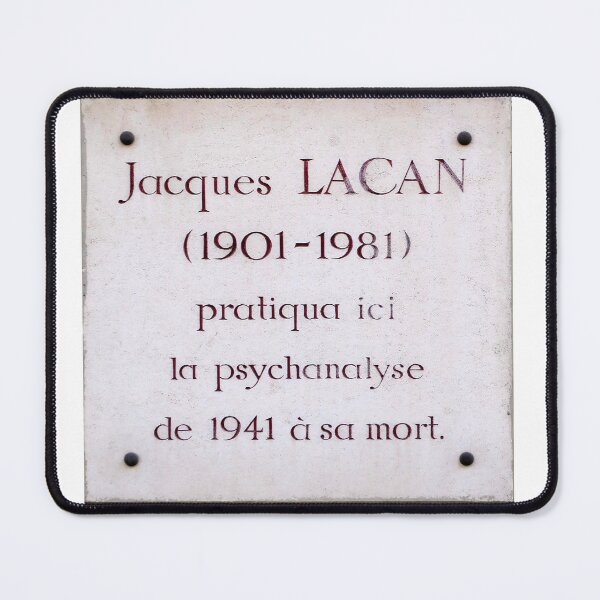 Item preview, Jacques Lacan Paris Plaque designed and sold by rhodeyart.
