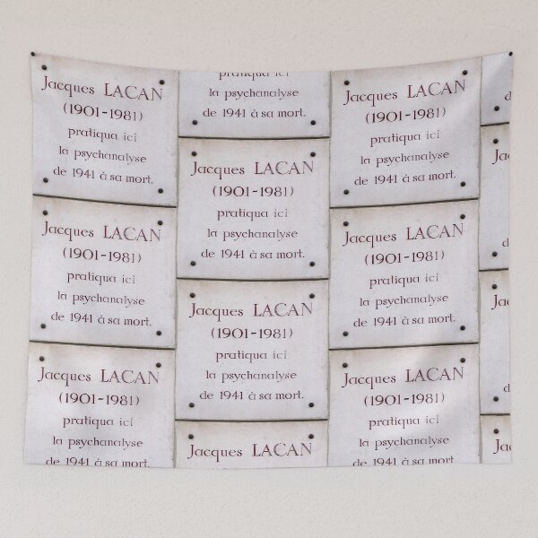 Item preview, Jacques Lacan Paris Plaque designed and sold by rhodeyart.