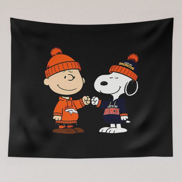 Item preview, Charlie Brown y Snoopy, NFL, Denver Broncos, fútbol americano designed and sold by Alsaeed-Noor.