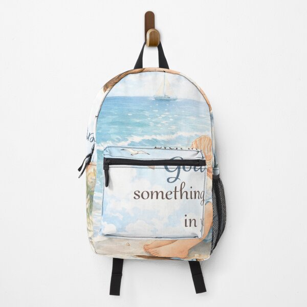 Item preview, God Is Writing Something Wonderful Christian Girl Beach Nursery Art designed and sold by LoveNurseries.