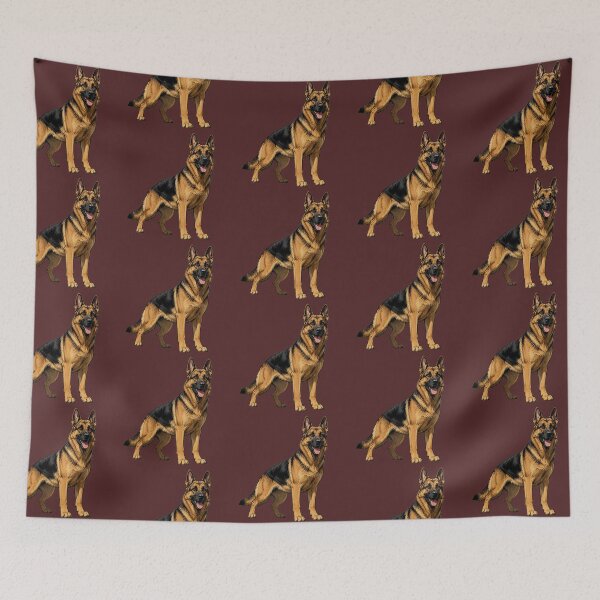 Item preview, Brave and Beautiful German Shepherd designed and sold by MuseMavenDesign.