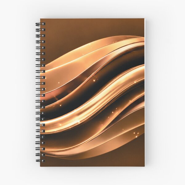 Item preview, Golden Liquid Waves Abstract Wallpaper designed and sold by IntelliMindDesigns.