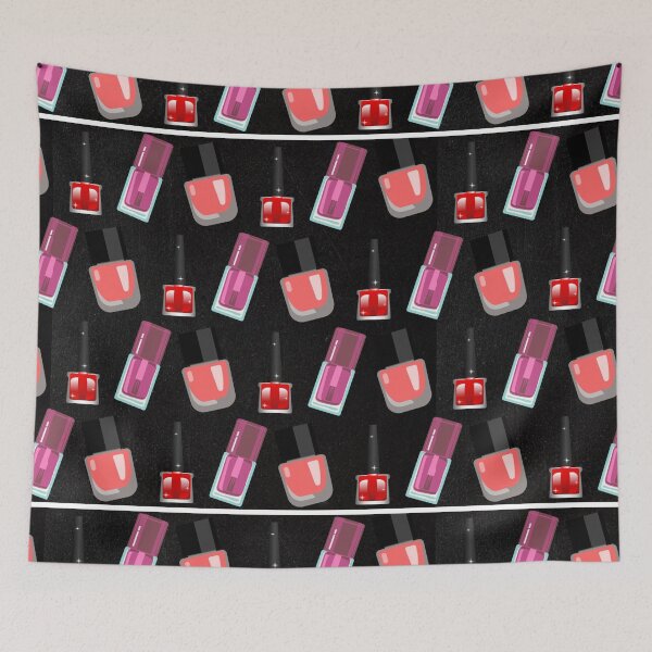 Item preview, Red, Pink & Purple Nail Polish Pattern designed and sold by TCBerry82.