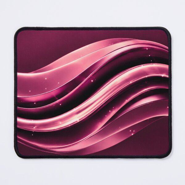 Item preview, Pink Neon Liquid Waves Abstract Wallpaper designed and sold by IntelliMindDesigns.