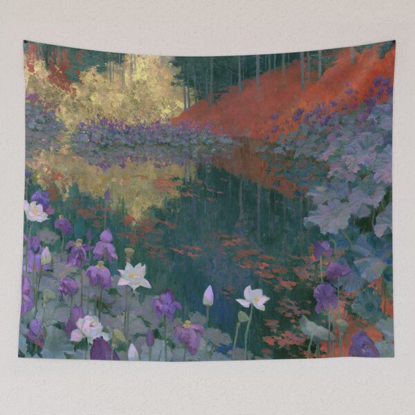 Item preview, The Crimson Bank Pond designed and sold by Veronica Ranti.