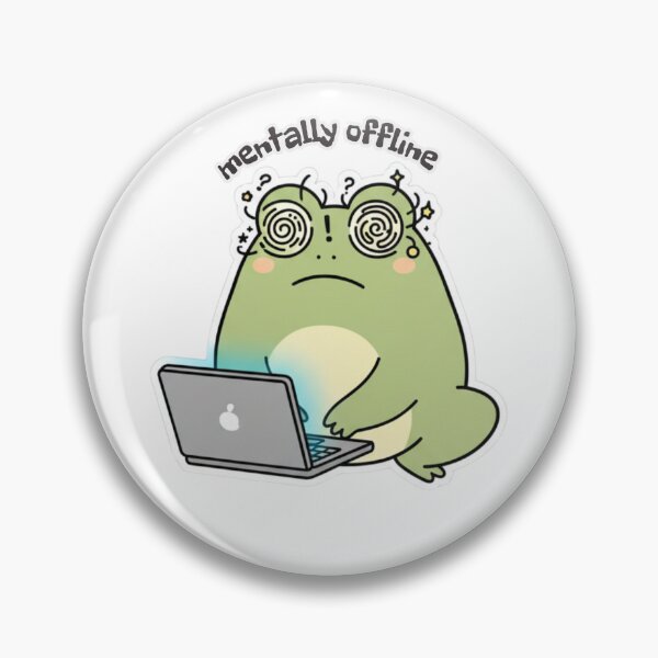 Artikelvorschau, Lustiger Frosch – geistig offline entworfen und verkauft von FDMarts.