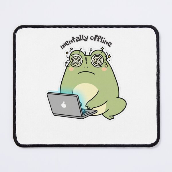 Item preview, Funny Frog - Mentally offline designed and sold by FDMarts.