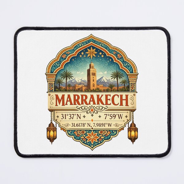 Item preview, Marrakech Morocco Coordinates designed and sold by MKDSN.
