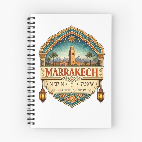 Item preview, Marrakech, Marruecos (Coordenadas) designed and sold by MKDSN.