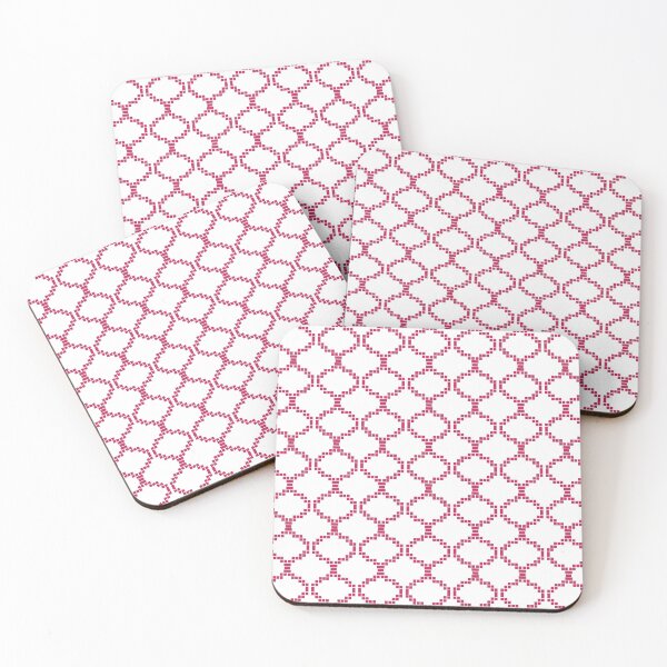 Item preview, Pink Geometric Pixel Ornament Pattern. designed and sold by วารัต555111.